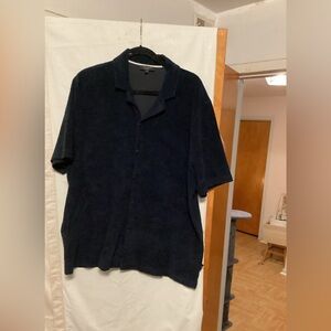 Terry cloth every day wear short sleeve shirt by Ted Baker SZ 5 (T B SZ)